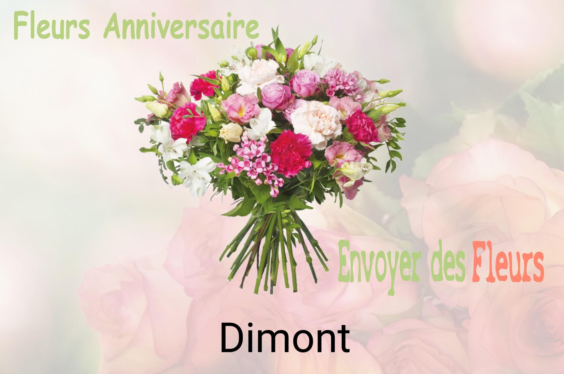 Bouquet de fleurs d’anniversaire livré à Dimont