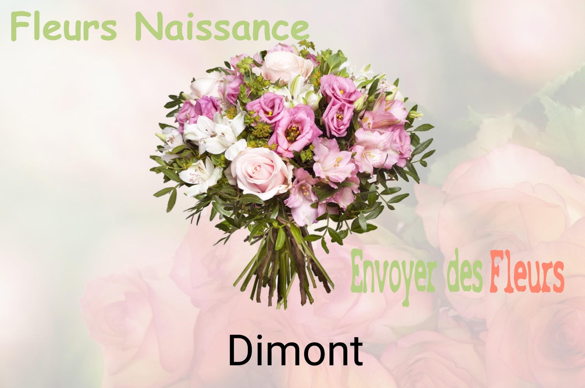 Bouquet de fleurs de naissance livré à Dimont